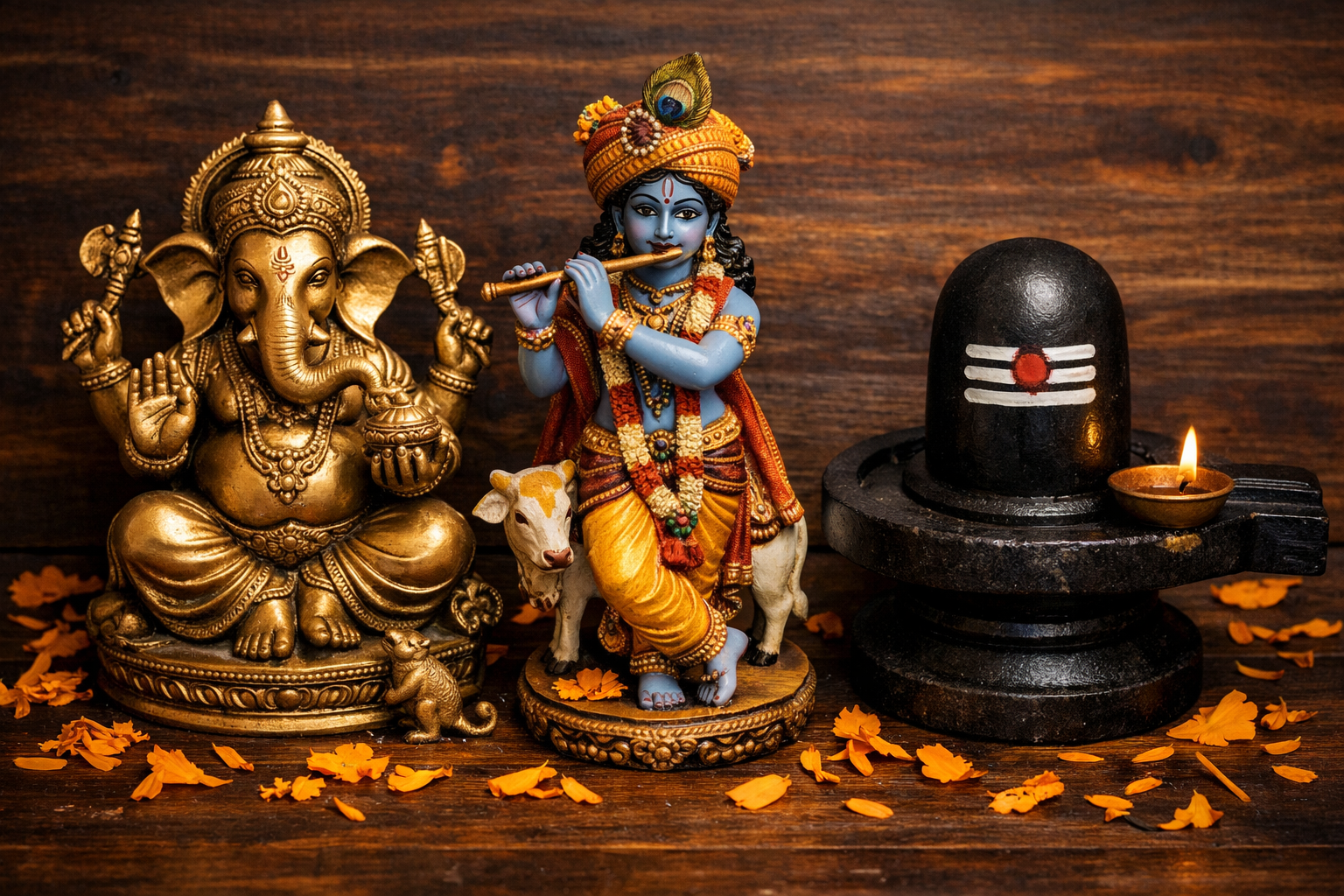 Brass vs Wood vs Stone - Which Idol Material is Right for Your Home?